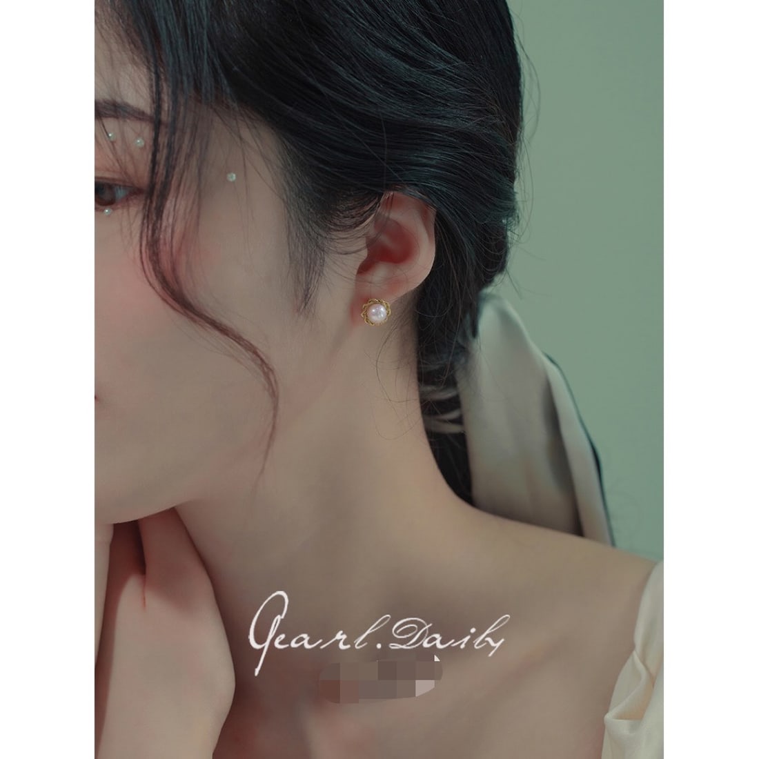 18K Gold Akoya Sea Pearl Earrings - 6