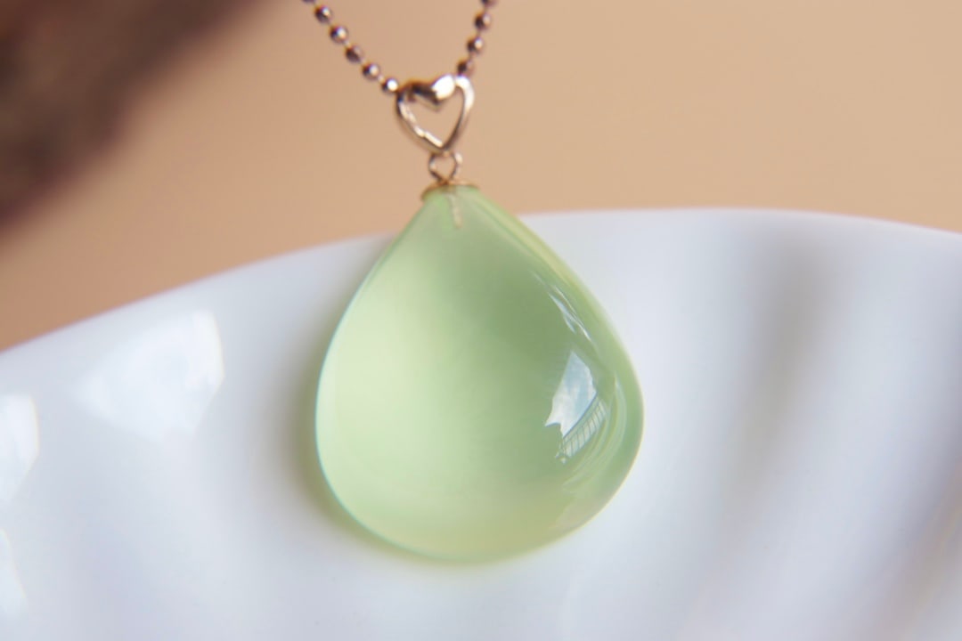 18K Gold Plated Grapestone Pendant - 2