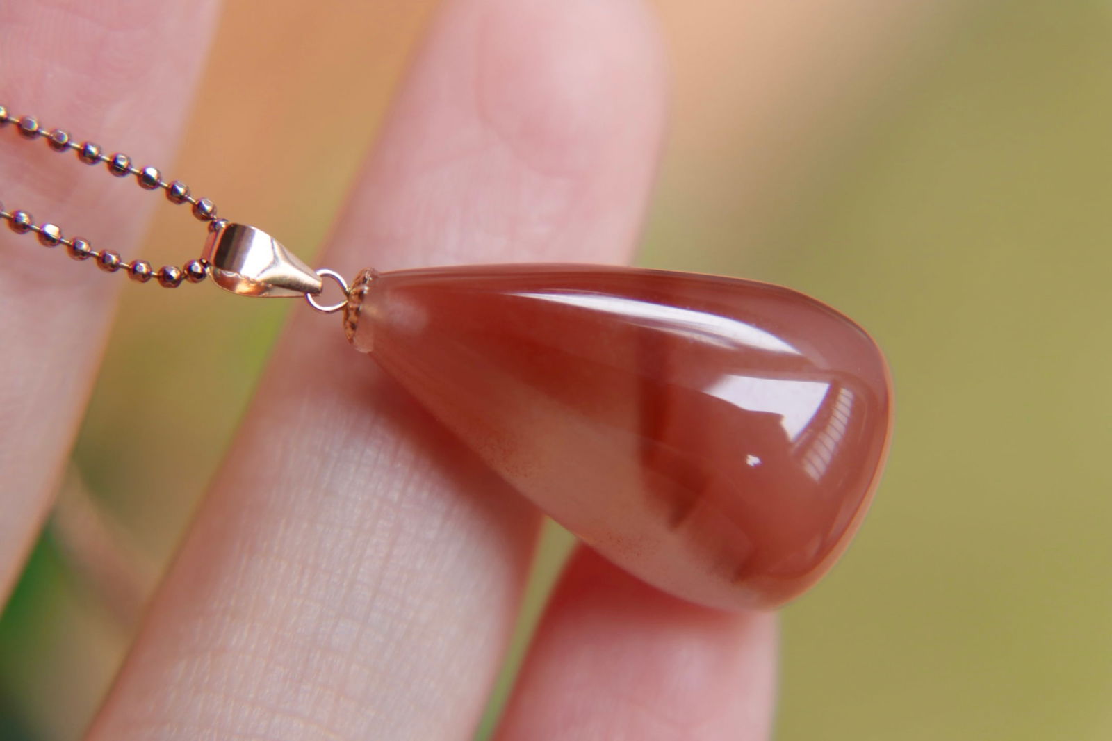 18k Gold Nanhong Pendant - 4