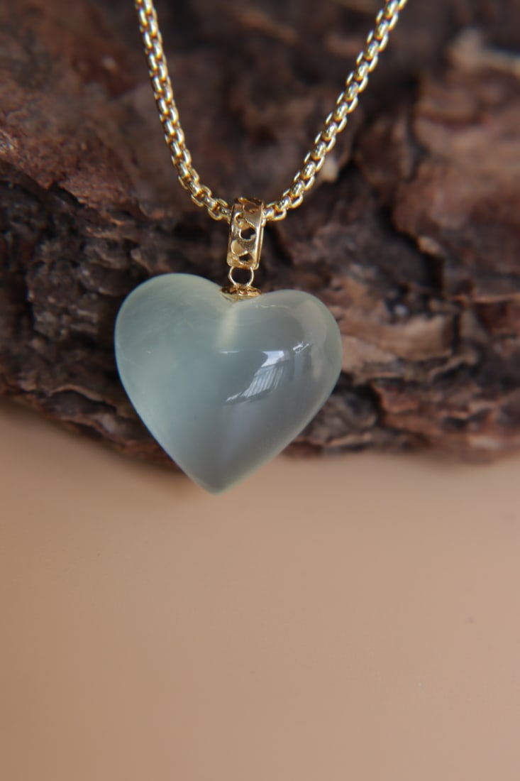 18K Gold Plated Grapestone Pendant - 4