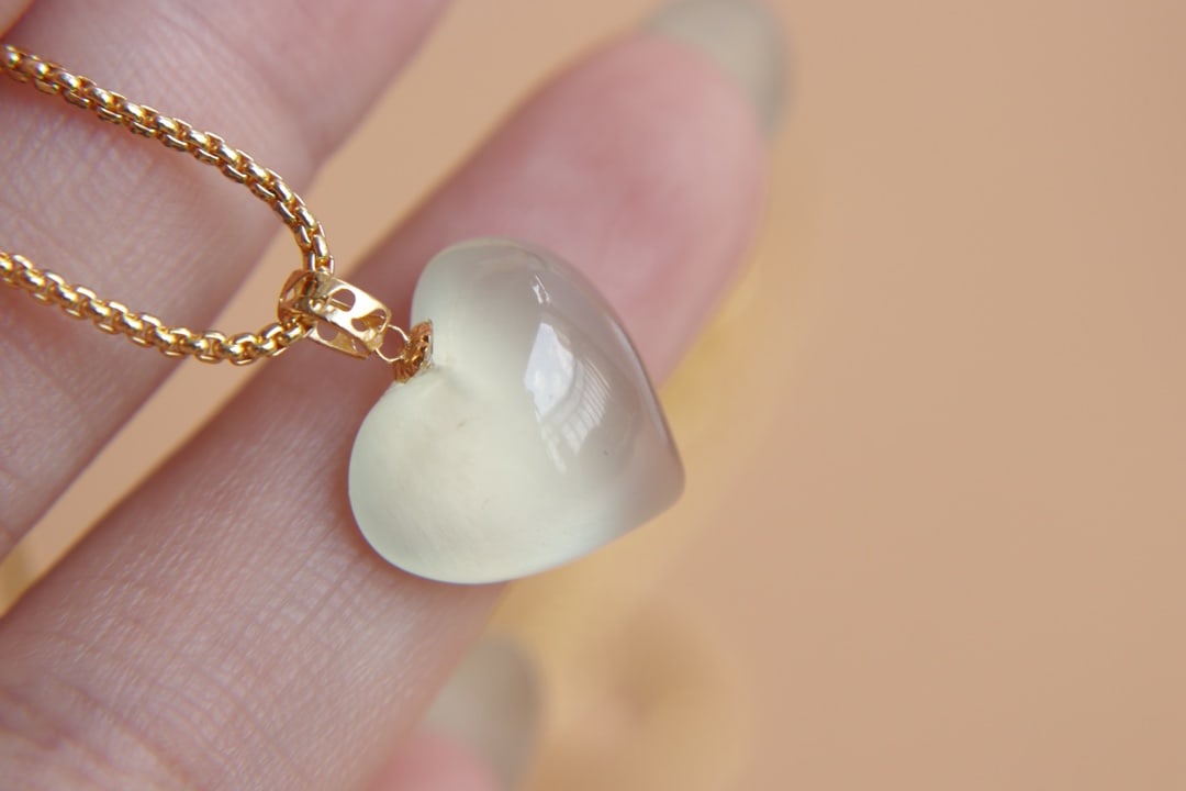 18K Gold Plated Grapestone Pendant - 9