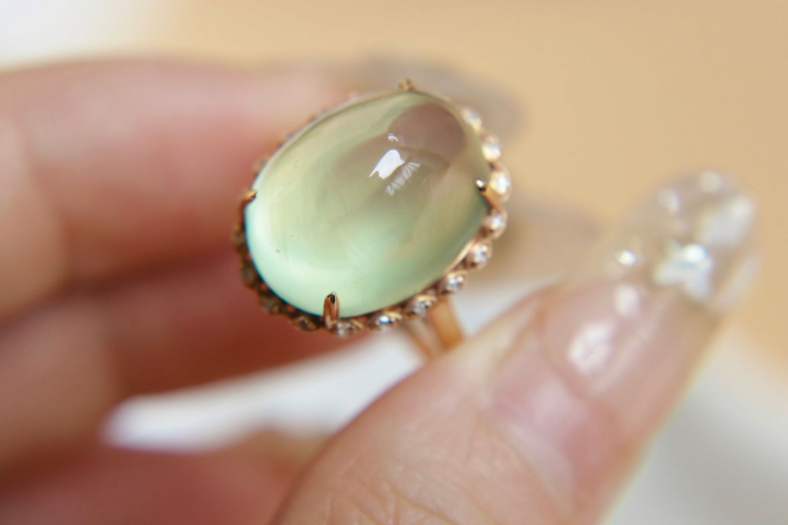 18K Gold Plated Grapestone Ring - 3