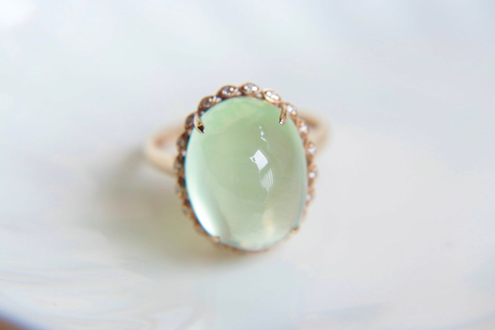 18K Gold Plated Grapestone Ring - 4