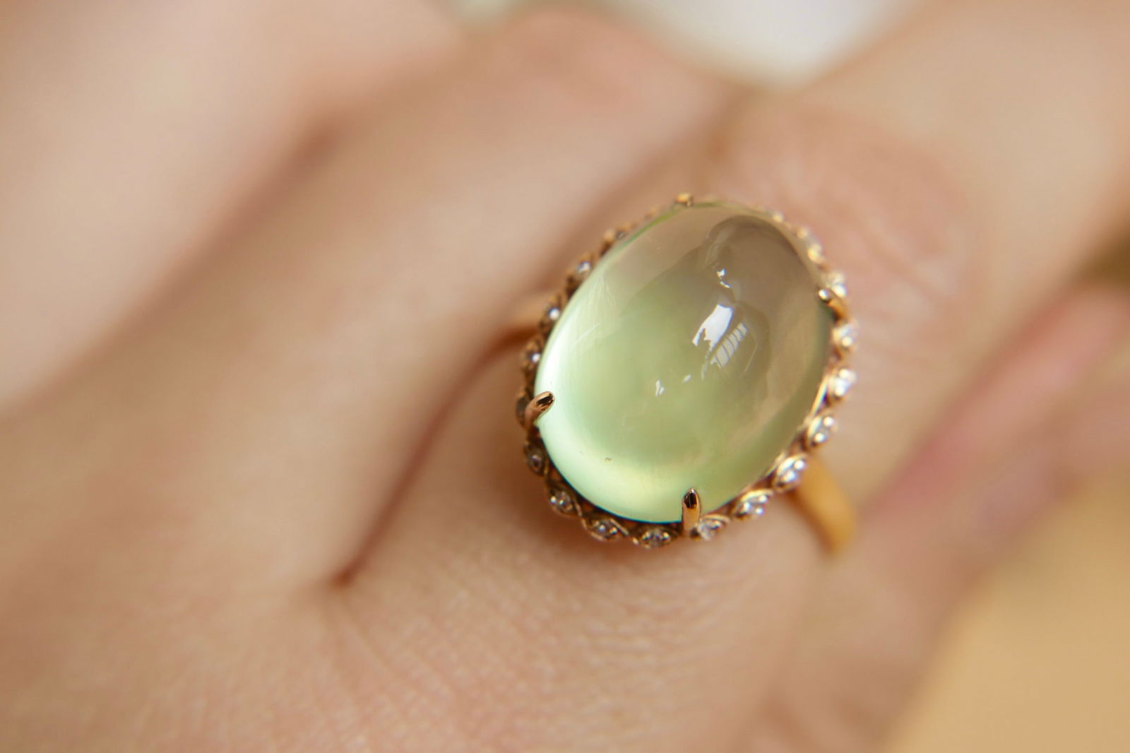 18K Gold Plated Grapestone Ring - 6