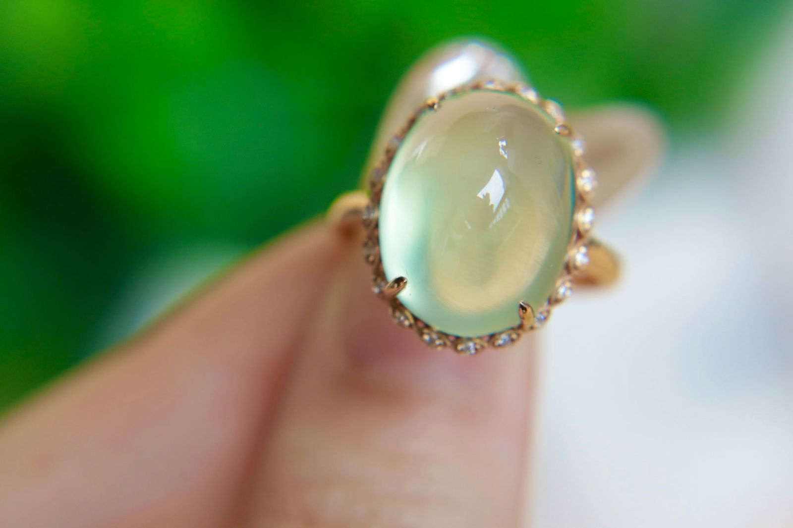 18K Gold Plated Grapestone Ring - 7