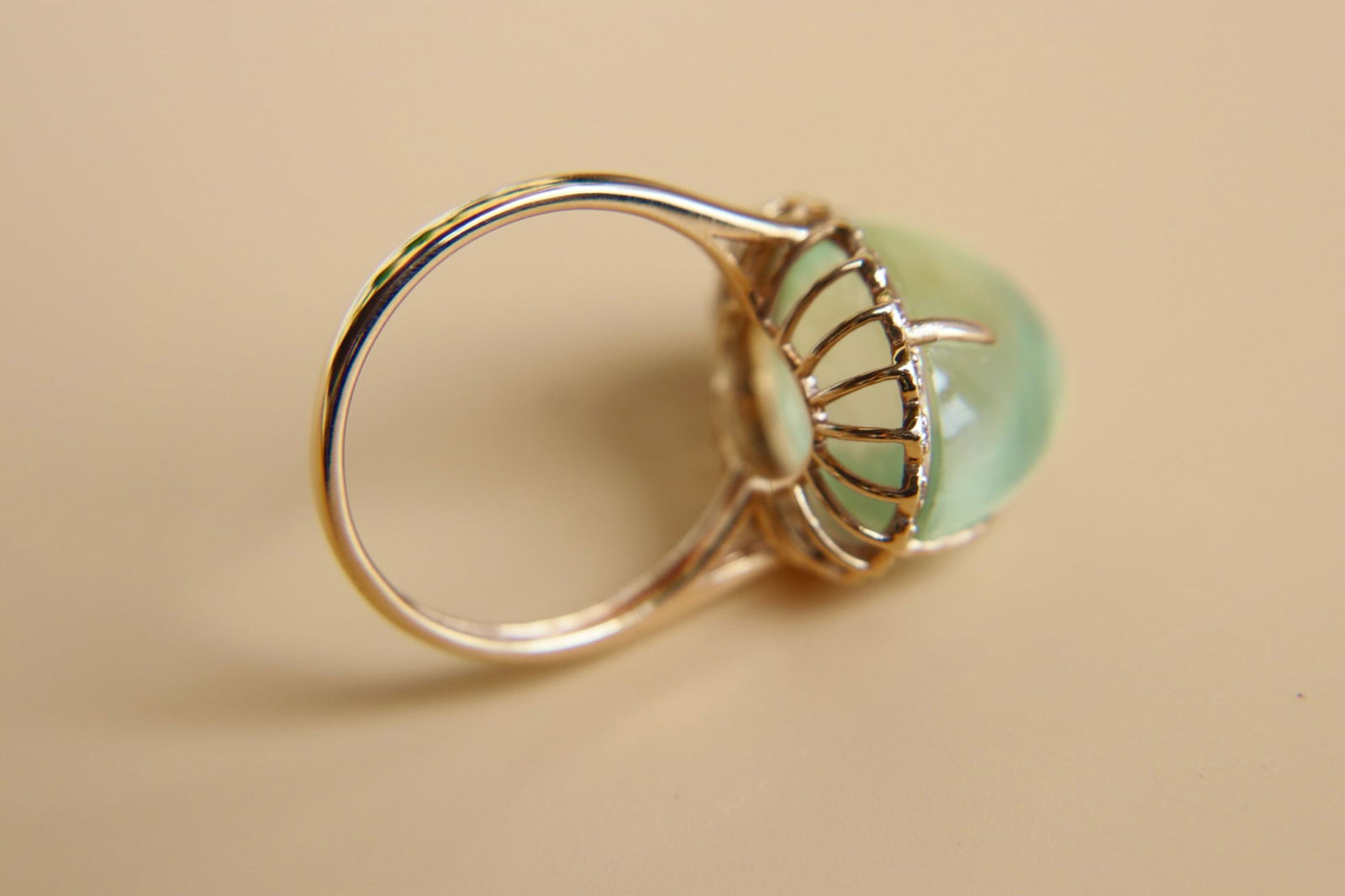 18K Gold Plated Grapestone Ring - 8