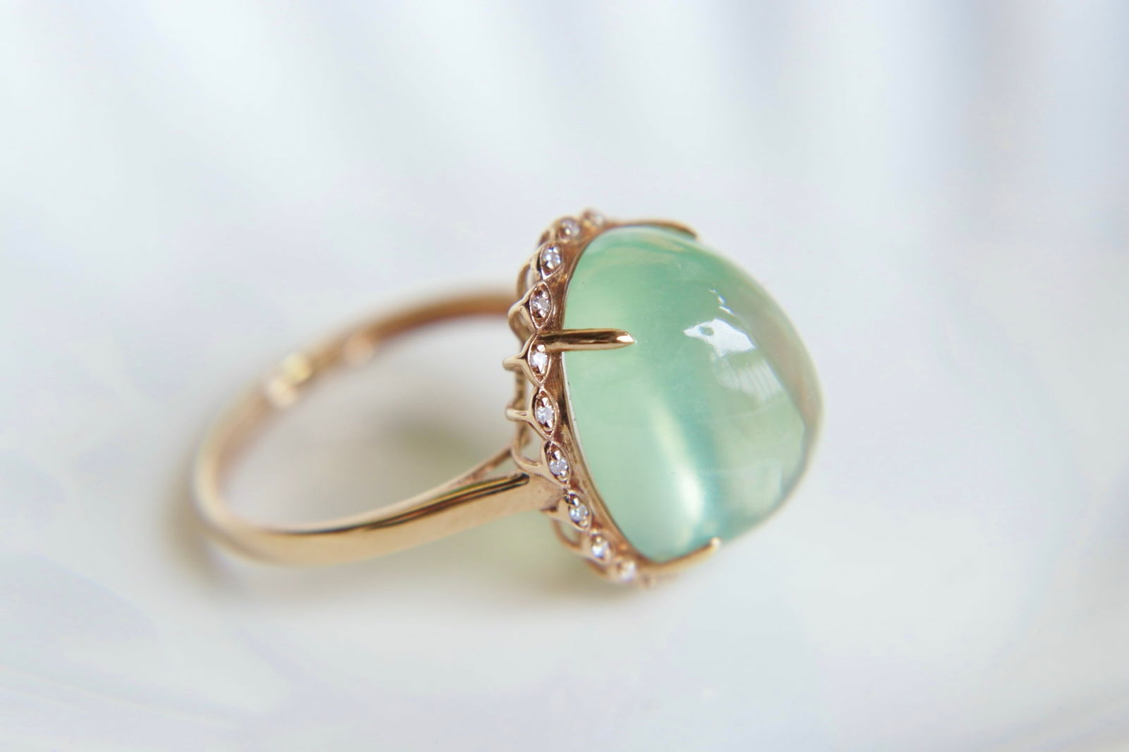 18K Gold Plated Grapestone Ring - 9