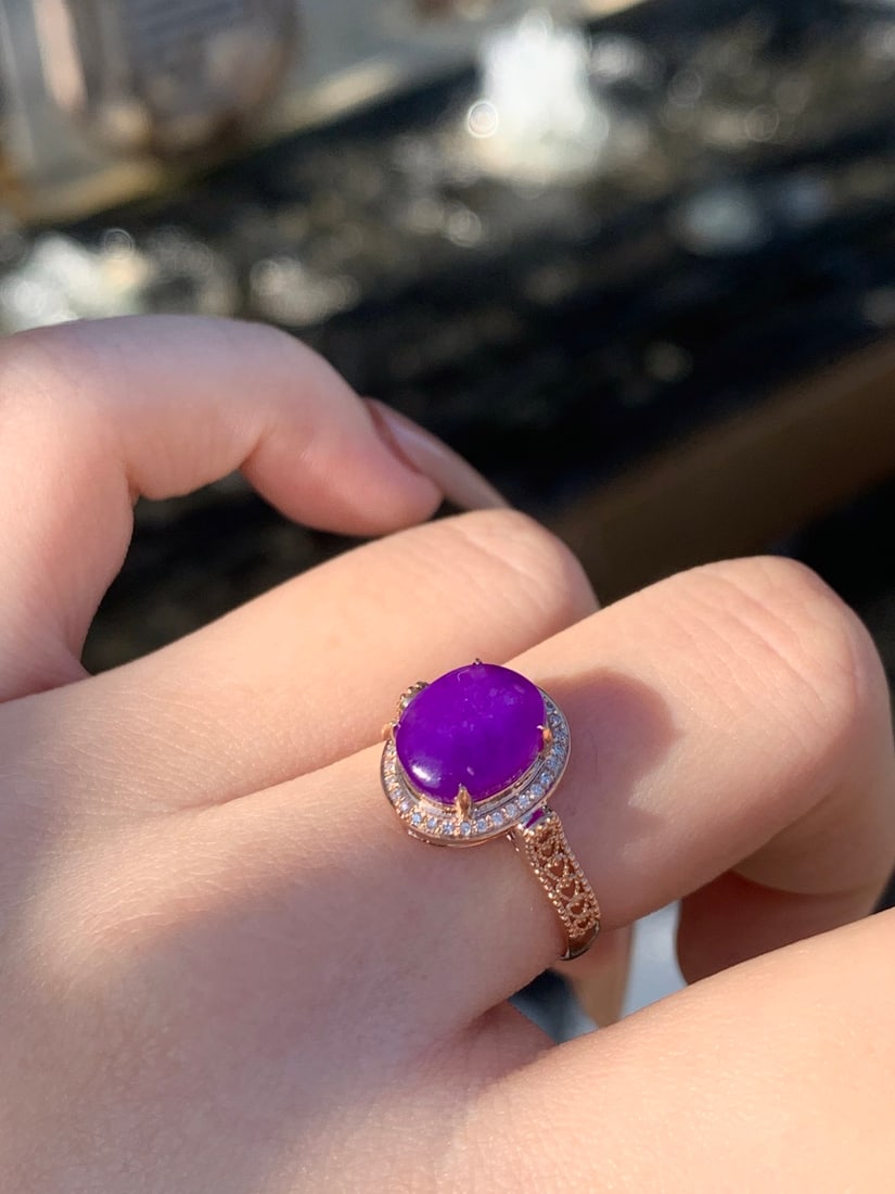 Purple Starry Ring - 6