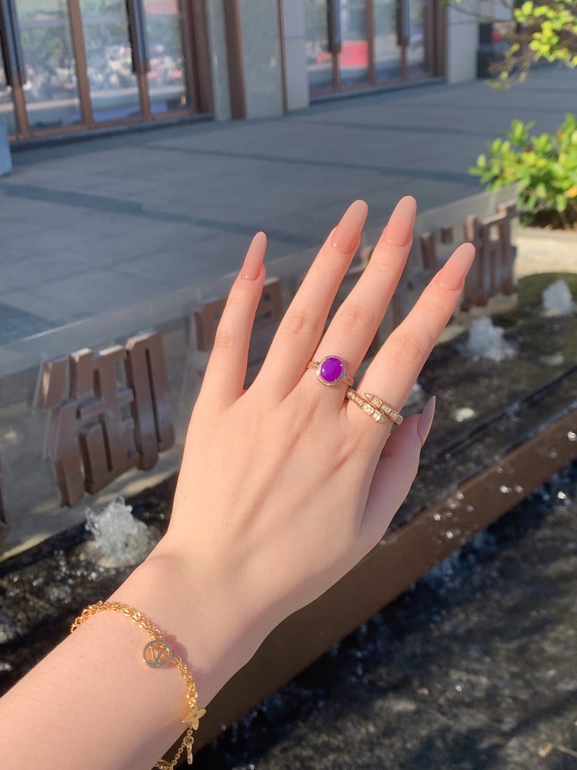 Purple Starry Ring - 9