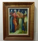 Emil Filla (Czech, 1882 - 1953) Oil Painting Panel, Original - Signed (1 of 10)