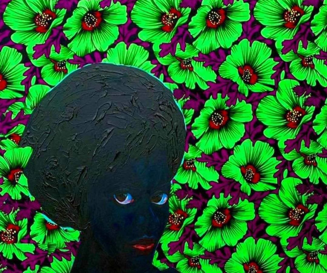 Abayomi Odetomi, Pearl - 21st Century, Contemporary, Figurative, Portrait, Women, Love, Floral, 2024 - 6