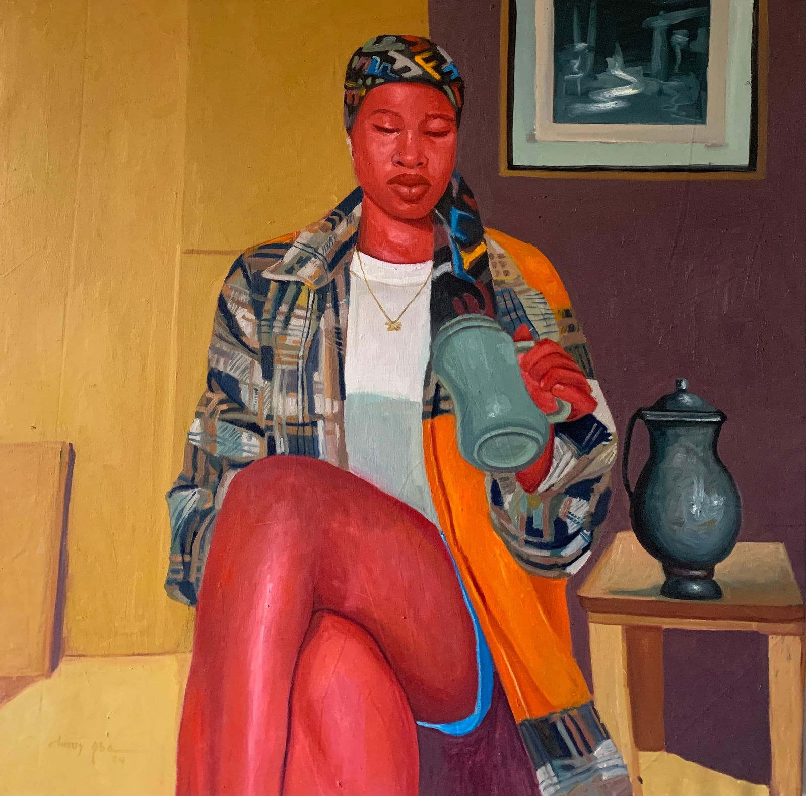 Aba Linus, What Do You See When You Look Through - 21st Century. Contemporary, Figurative, 2024 - 4