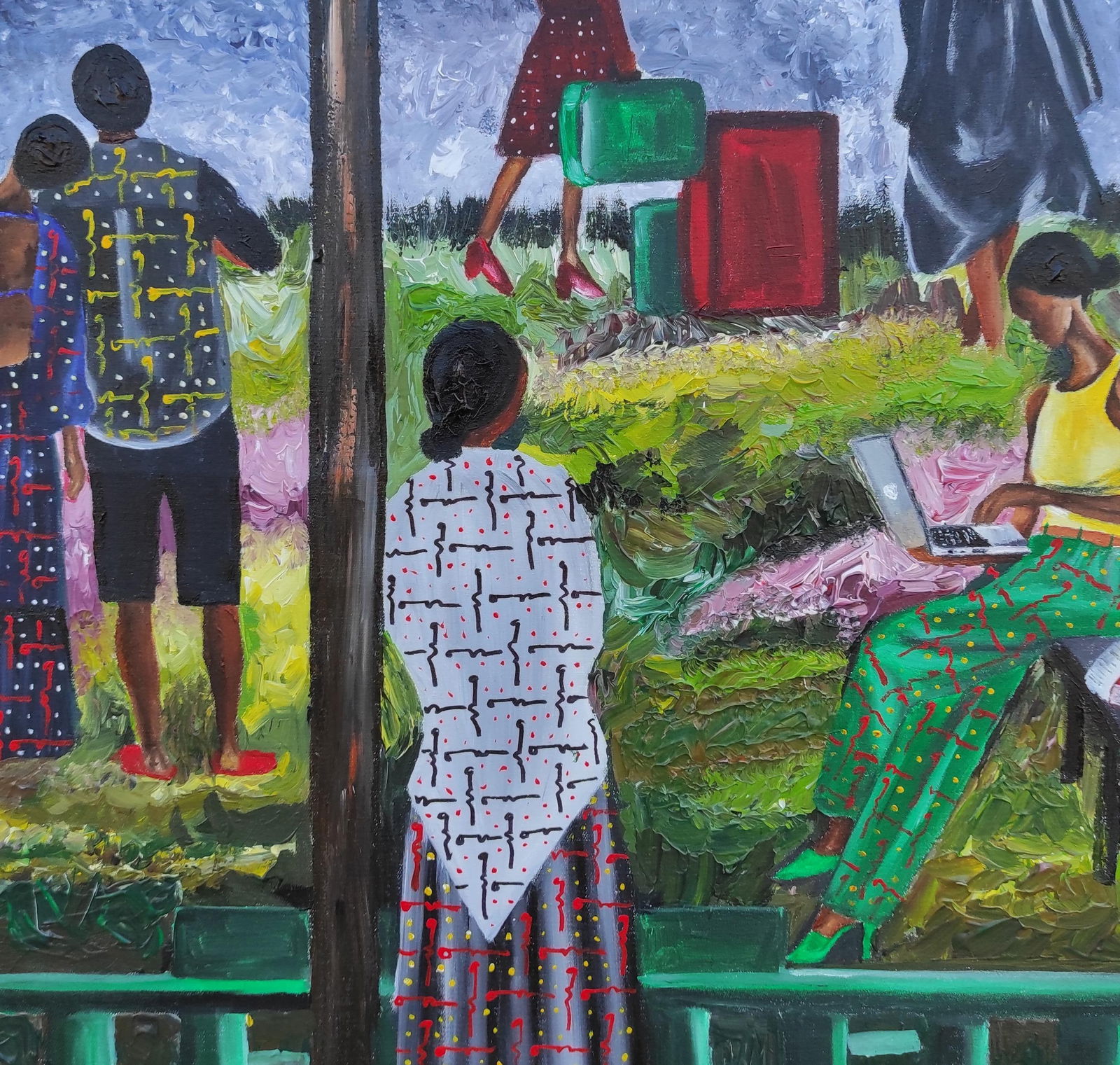 Olaosun Oluwapelumi, In Between Period -21st Century, Contemporary, Figurative, People, Modern Life, - 7