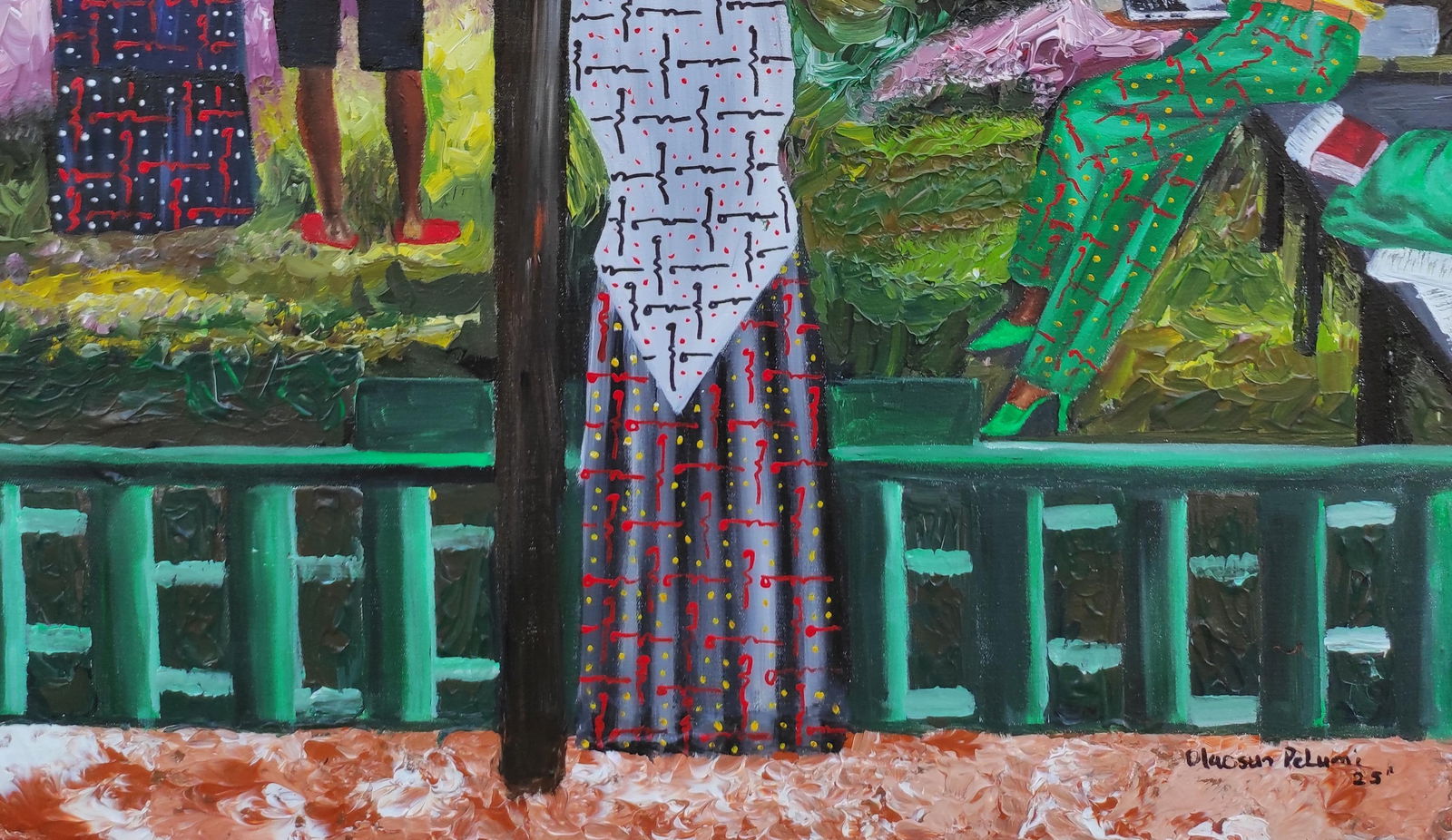 Olaosun Oluwapelumi, In Between Period -21st Century, Contemporary, Figurative, People, Modern Life, - 2