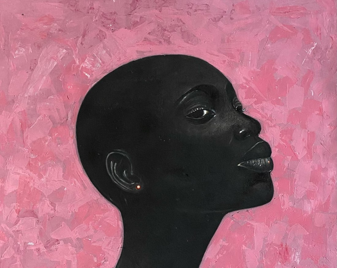 Wasiu Sunday Hassan, Bald is Beautiful -21st Century, Contemporary, Figurative Portrait, Africa - 6