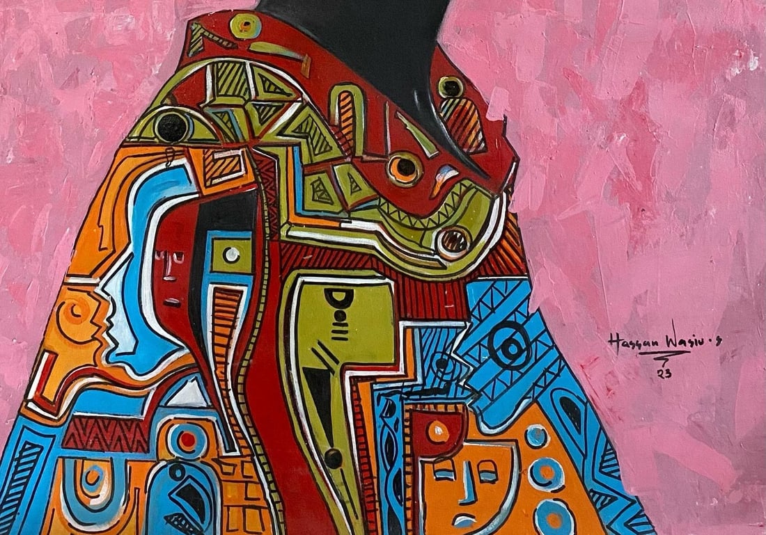 Wasiu Sunday Hassan, Bald is Beautiful -21st Century, Contemporary, Figurative Portrait, Africa - 7