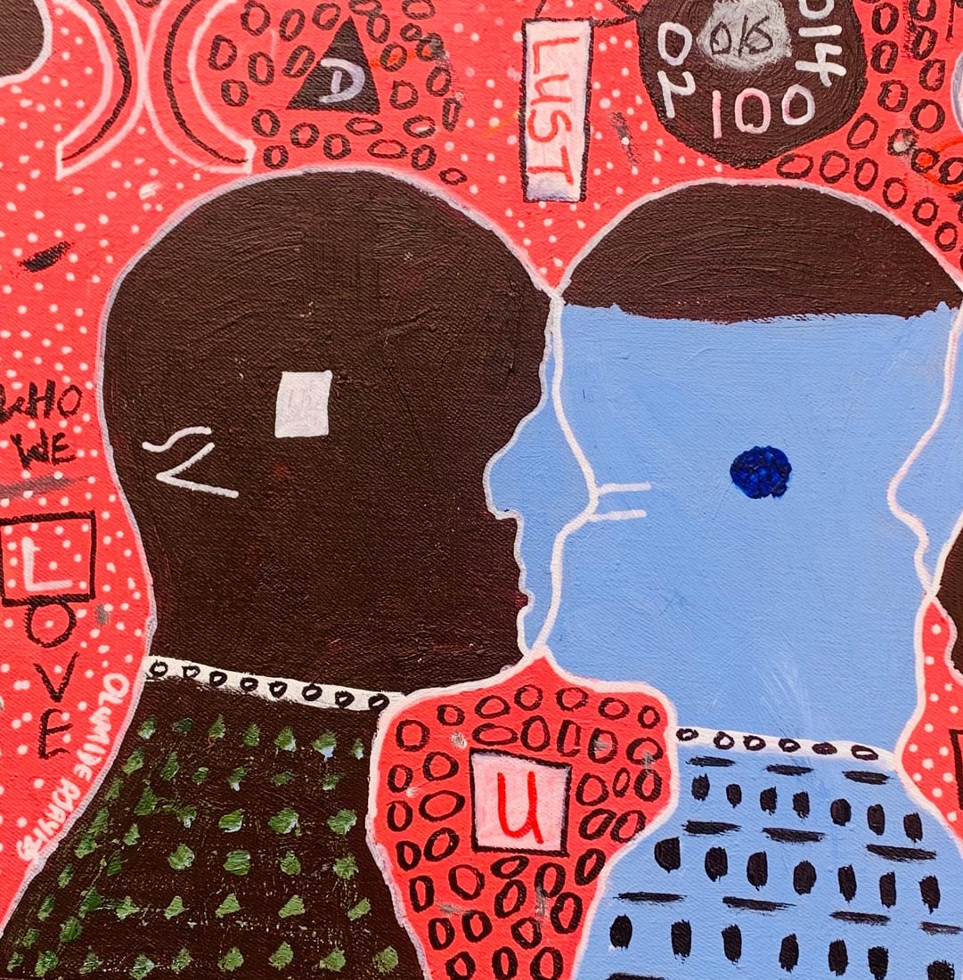 Olumide Ajayi, Sonderlust -21st Century, Contemporary, Abstract, Pop Culture, Anxiety, People, 2025 - 7