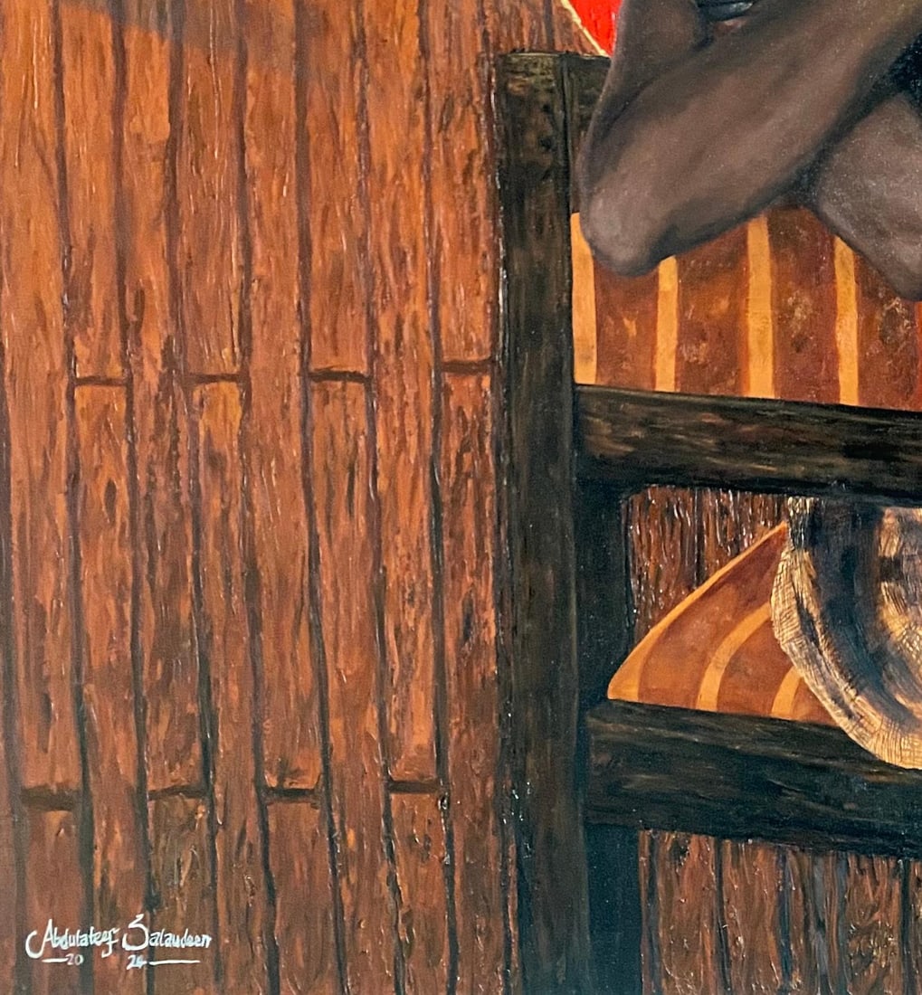 Abdulateef Salaudeen, How Did We Get Here? - 21st Century, Contemporary, Figurative, Portrait, - 13