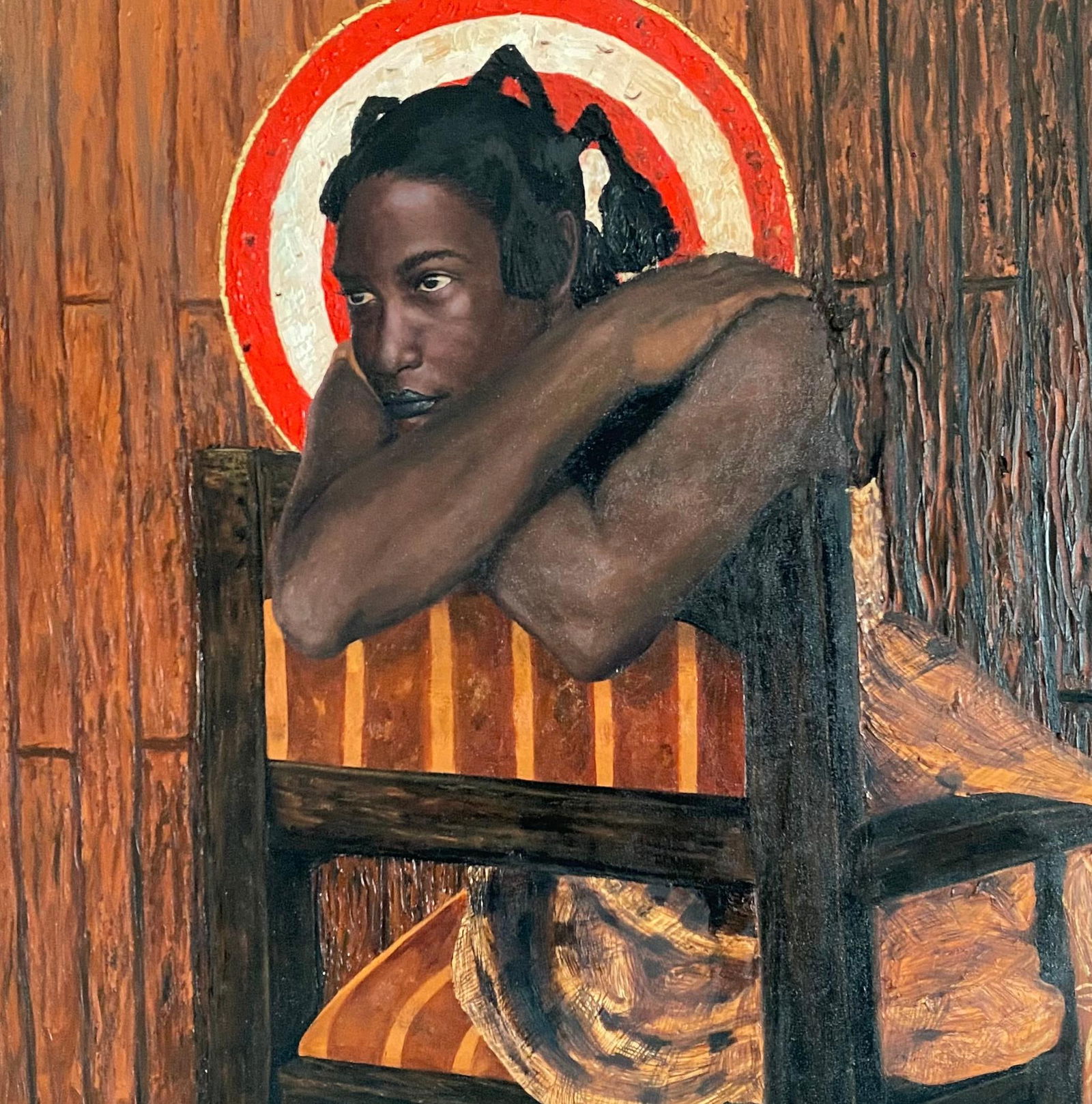 Abdulateef Salaudeen, How Did We Get Here? - 21st Century, Contemporary, Figurative, Portrait, - 3