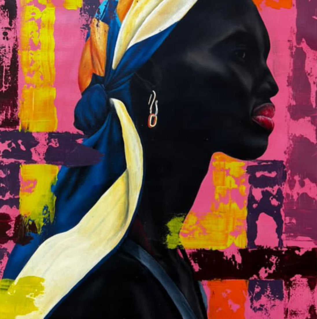 Adebayo Taiwo, Black Essence - 21st Century, Contemporary, Figurative, Portrait, Africa, Women, 2022 - 11