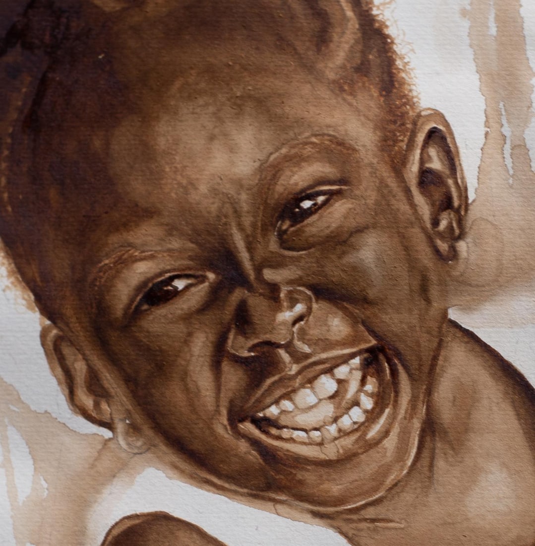 Oluwatobiloba Amusan, Joyful Moment 2 - 21st Century, Contemporary, Figurative Portrait, Children, - 5