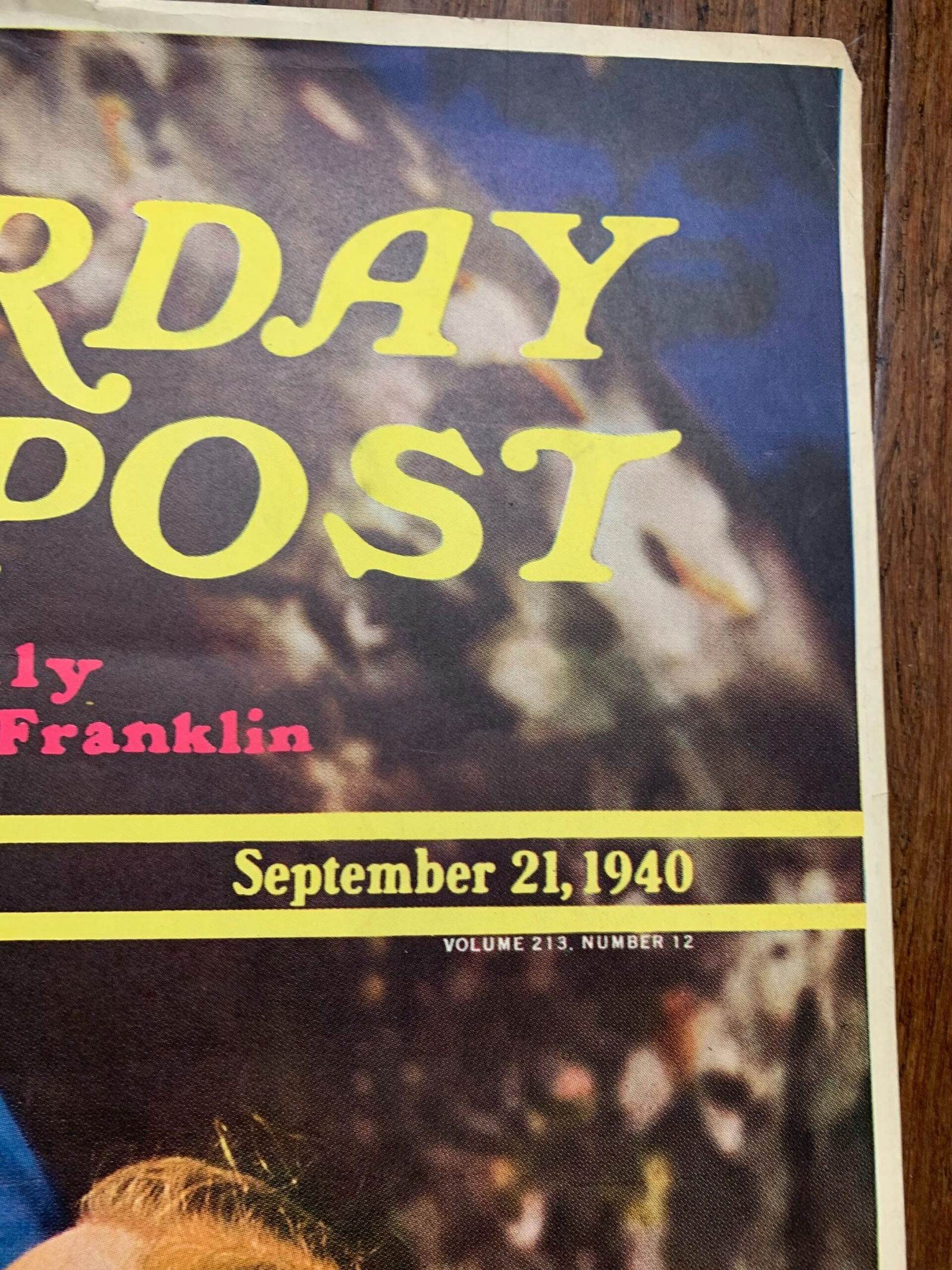 22x28 1940 Newstand Poster Saturday Evening Post - Art By M.m. Herrick woman Shooting Photo Of Dog - 2