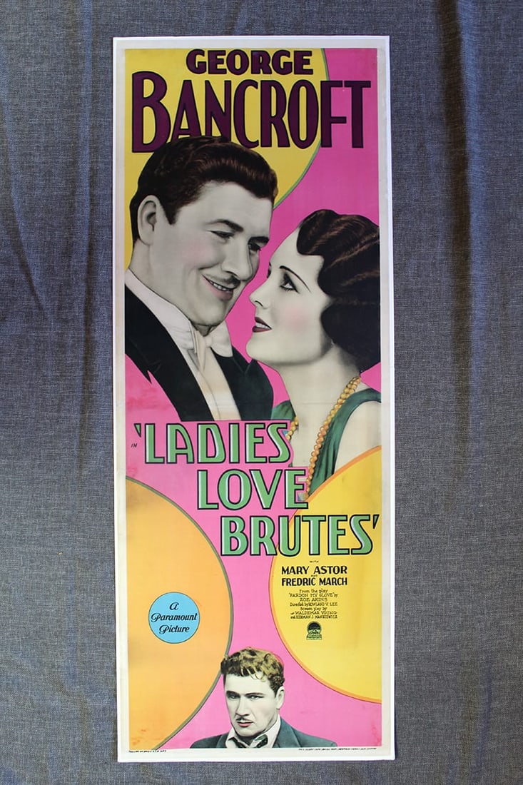 Ladies Love Brutes (1930) US Insert Movie Poster (1 of 1)