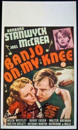 Banjo On My Knee (1936) Midget Window Card Joel Mccrea Signed By Barbara Stanwyck!: Title: Banjo On My Knee (1936) Midget Window Card Joel Mccrea Signed By Barbara Stanwyck! Description: Banjo On My Knee (1936) Midget Window Card Joel Mccrea Signed By Barbara Stanwyck!, Please refer