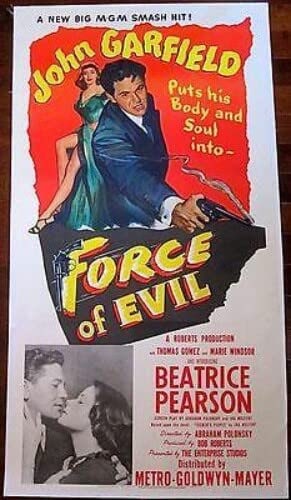 Force Of Evil (1948) LB 3 SH Garfield Puts Body & Soul Into Film Noir! (1 of 4)