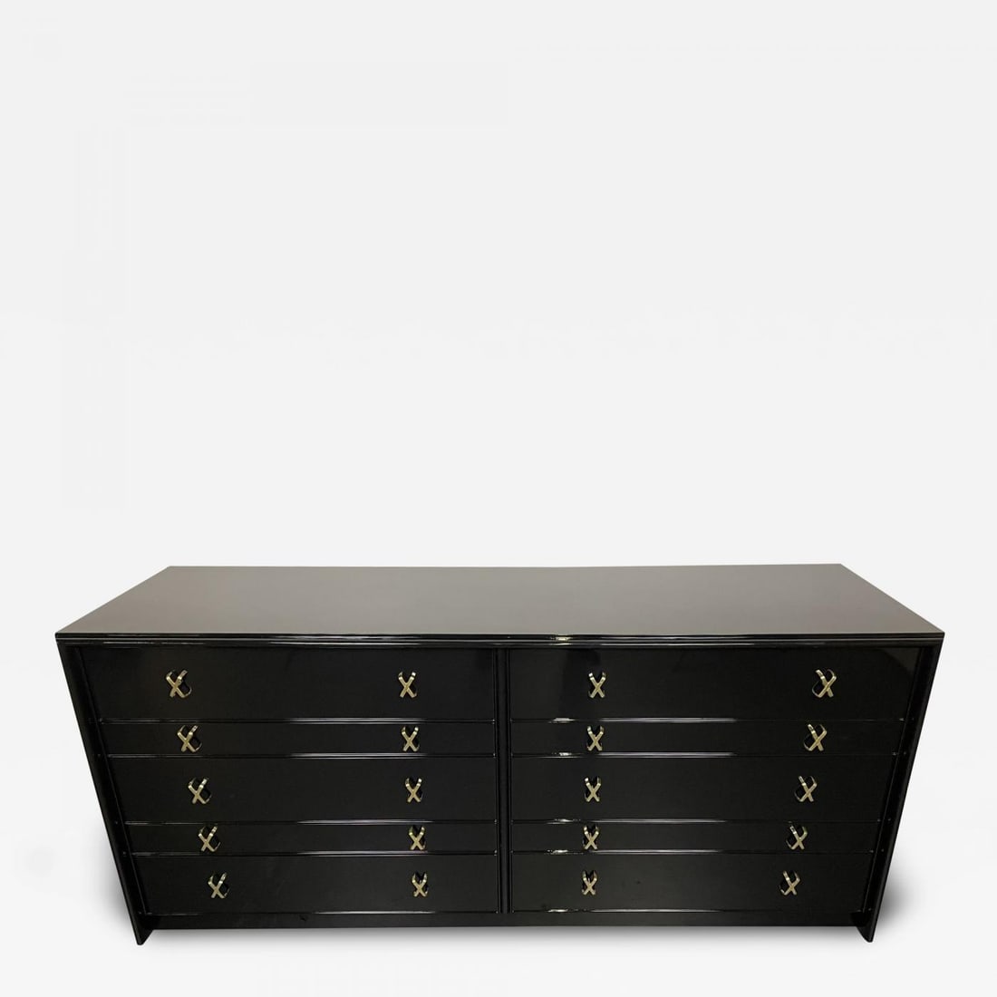 Hollywood Regency Ebony Dresser or Chest, Paul Frankl / John Stuart, Refinished: Title: Hollywood Regency Ebony Dresser or Chest, Paul Frankl / John Stuart, Refinished Description: Hollywood Regency Ebony Dresser or Chest, Paul Frankl / John Stuart, Refinished A spectacular dresse