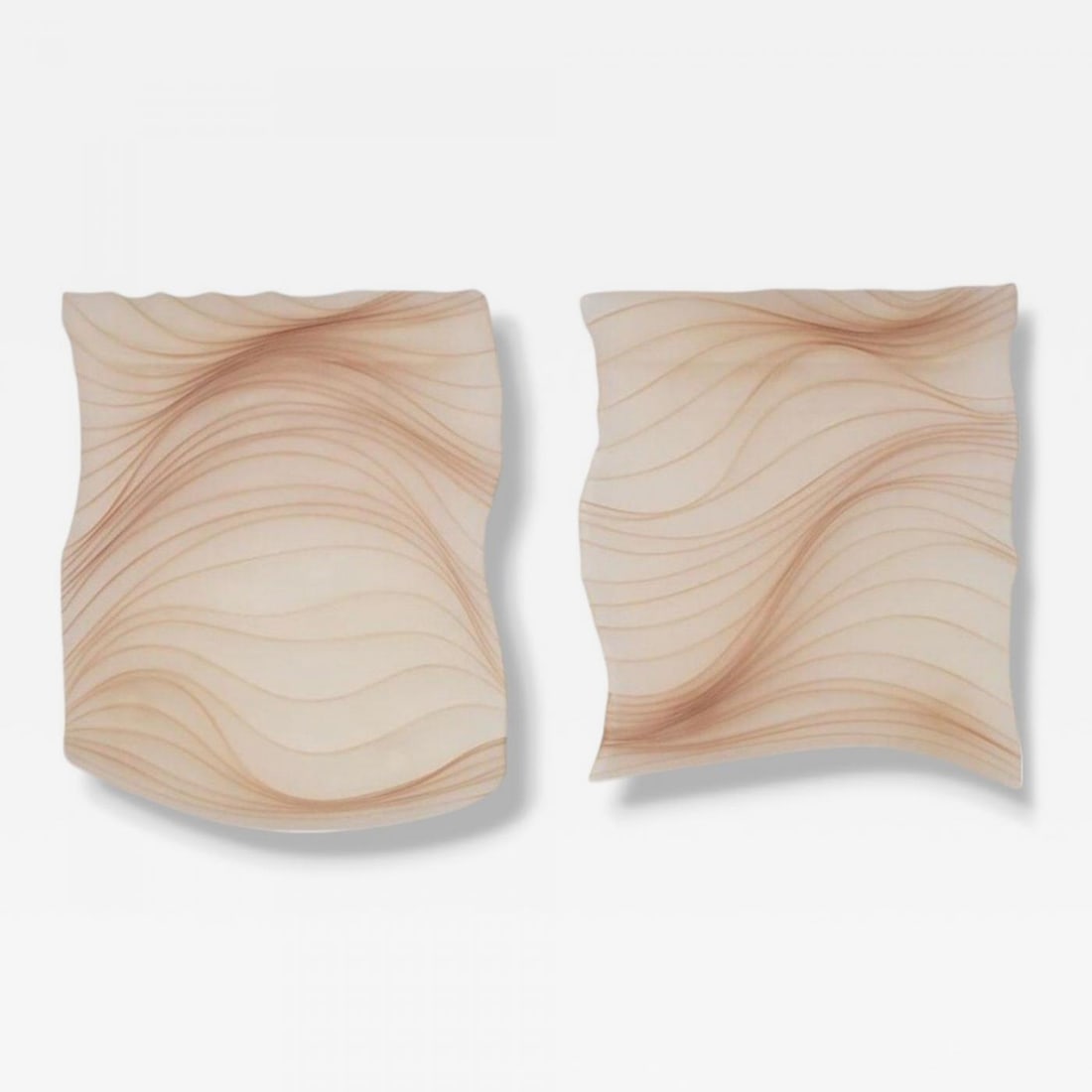 Marc Fish, Contemporary, Ethereal Series, Decorative Wall Art, Resin, UK. 21st C: Title: Marc Fish, Contemporary, Ethereal Series, Decorative Wall Art, Resin, UK. 21st C Description: Marc Fish, Contemporary, Ethereal Series, Decorative Wall Art, Resin, UK. 21st C Pair of wall panel