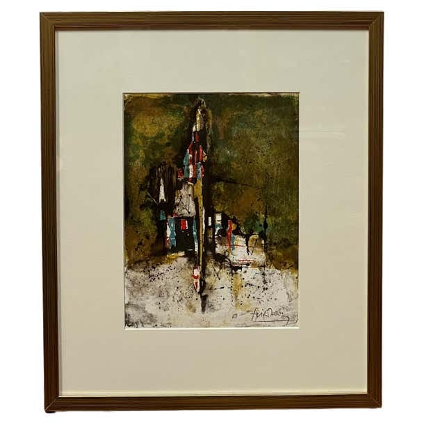 Abstract Lithograph by Johnny Friedlander: Title: Abstract Lithograph by Johnny Friedlander Description: Art, a tangible manifestation of the imaginary and the sensitive, is translated through works capable of captivating and communicating bey