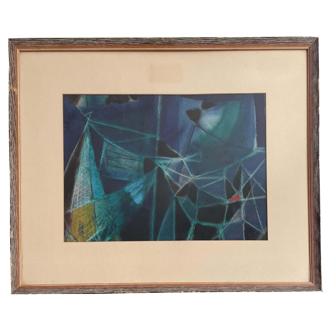 Abstract Pastel and Gouache Painting by Edward Wolfe (1 of 10)