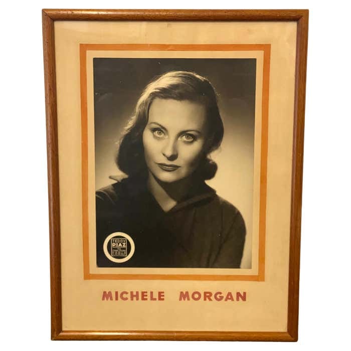 Vintage Photograph of Michele Morgan on Silver Paper by Teddy Piaz's (1 of 5)