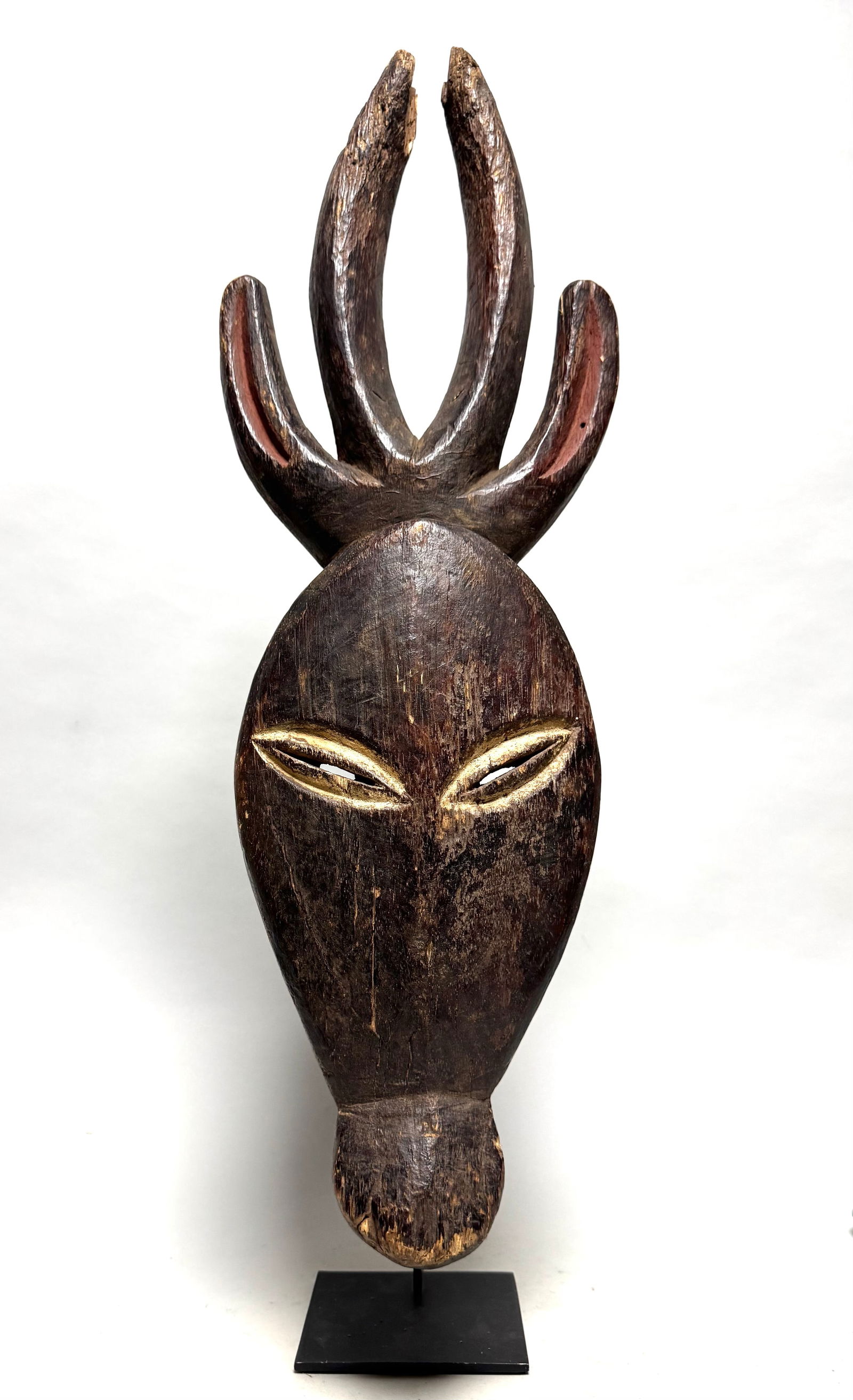 Antelope mask - Wood - Kwele - Gabon - 60 cm (1 of 11)