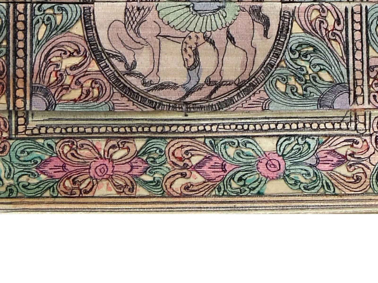 Sitting Goddess Lakshmi with Ten Incarnations of Lord Vishnu (Dashavatara) (1 of 4)