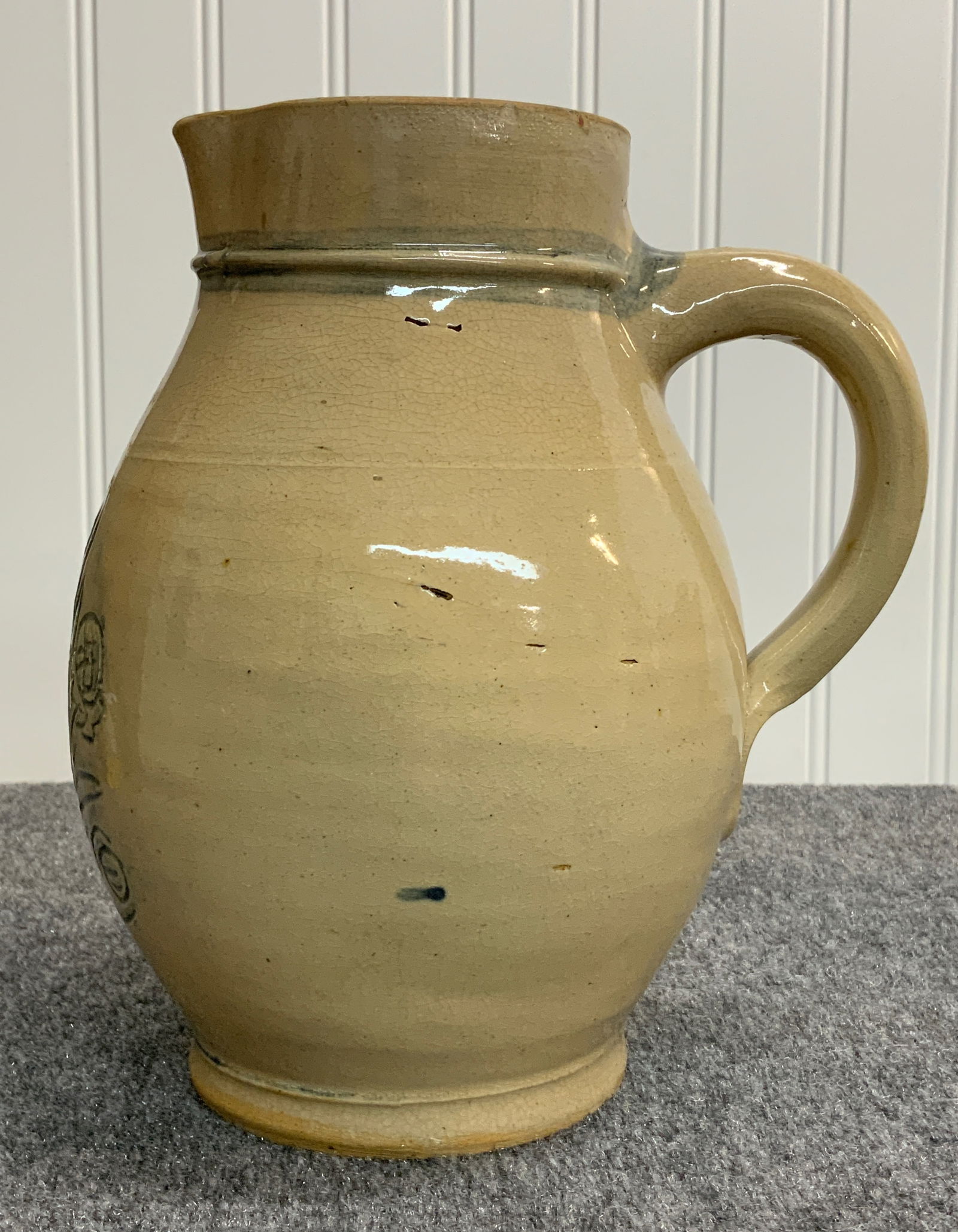 Incised Stoneware Pitcher - 6