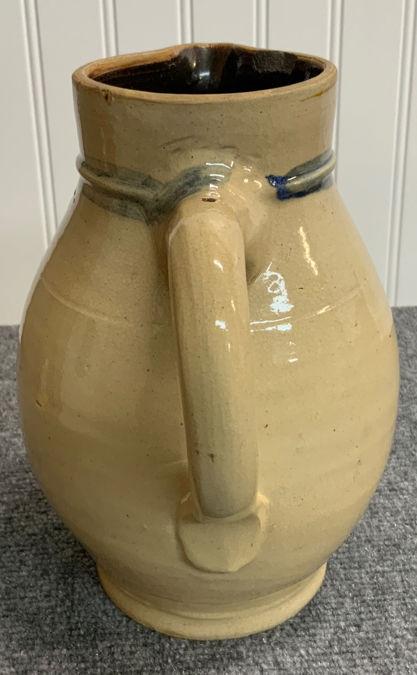 Incised Stoneware Pitcher - 7