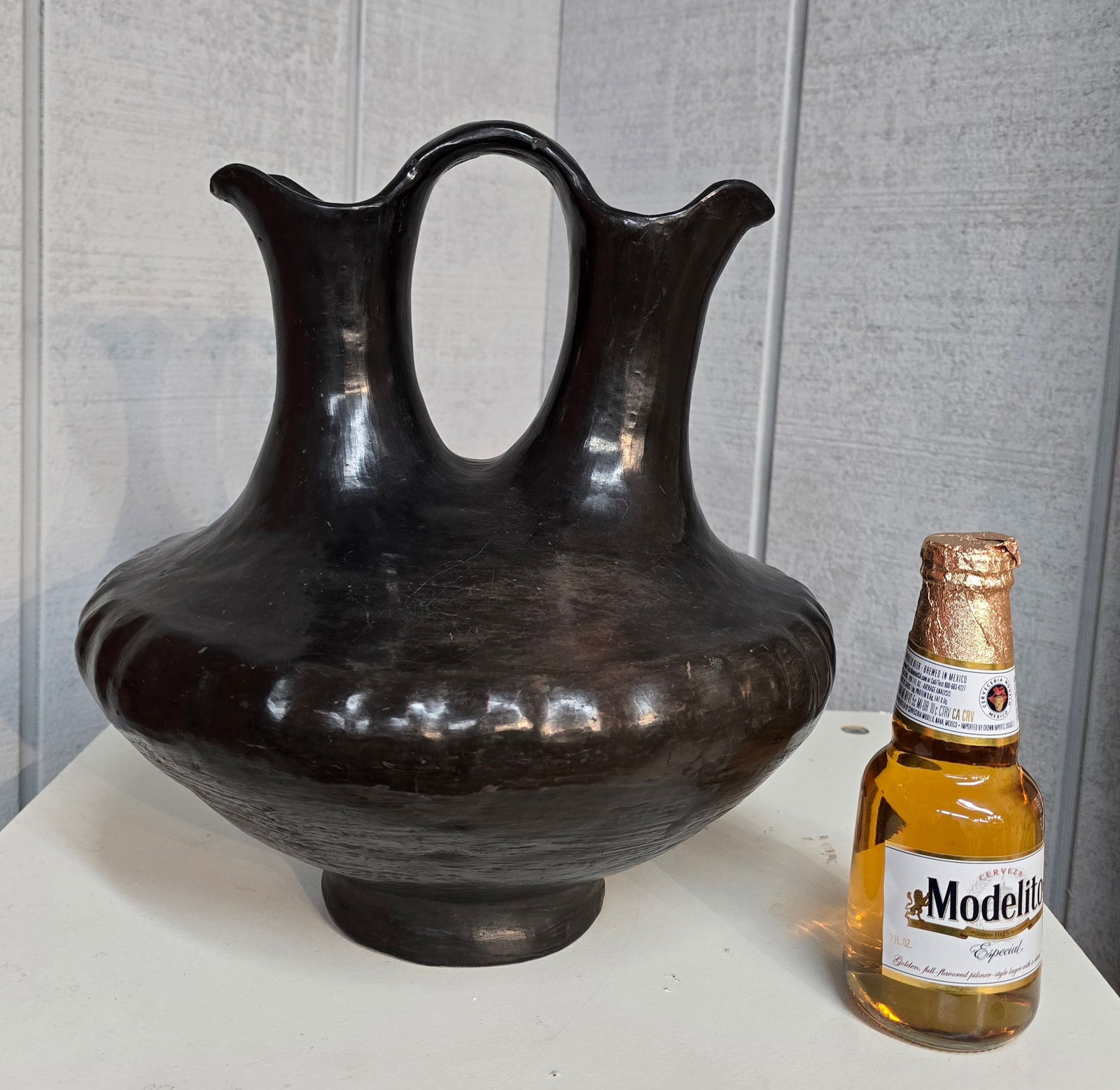 Santa Clara Pueblo wedding vase - 5