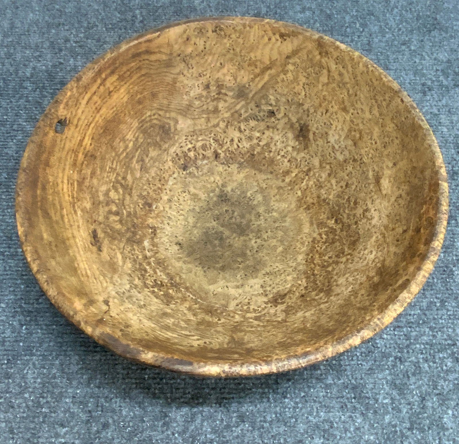 Lathe Turned Ash Burl Bowl - 2