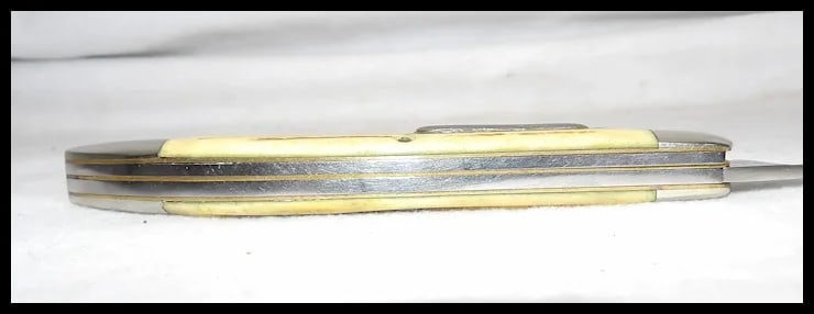 Queen Cutlery Co. #46 Toothpick Fish Knife in Winterbottom Bone - 6