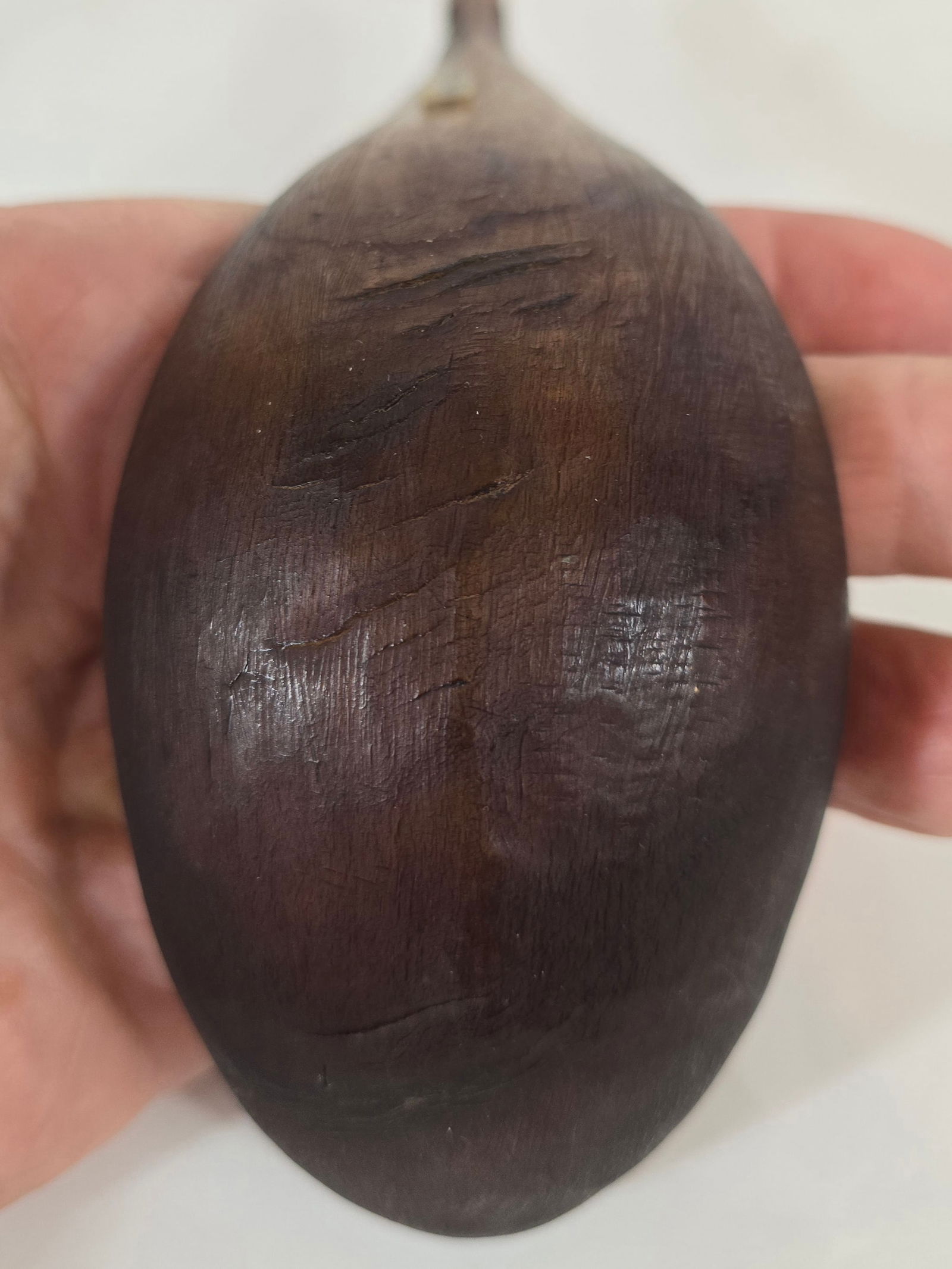 Haida carved horn spoon - 10