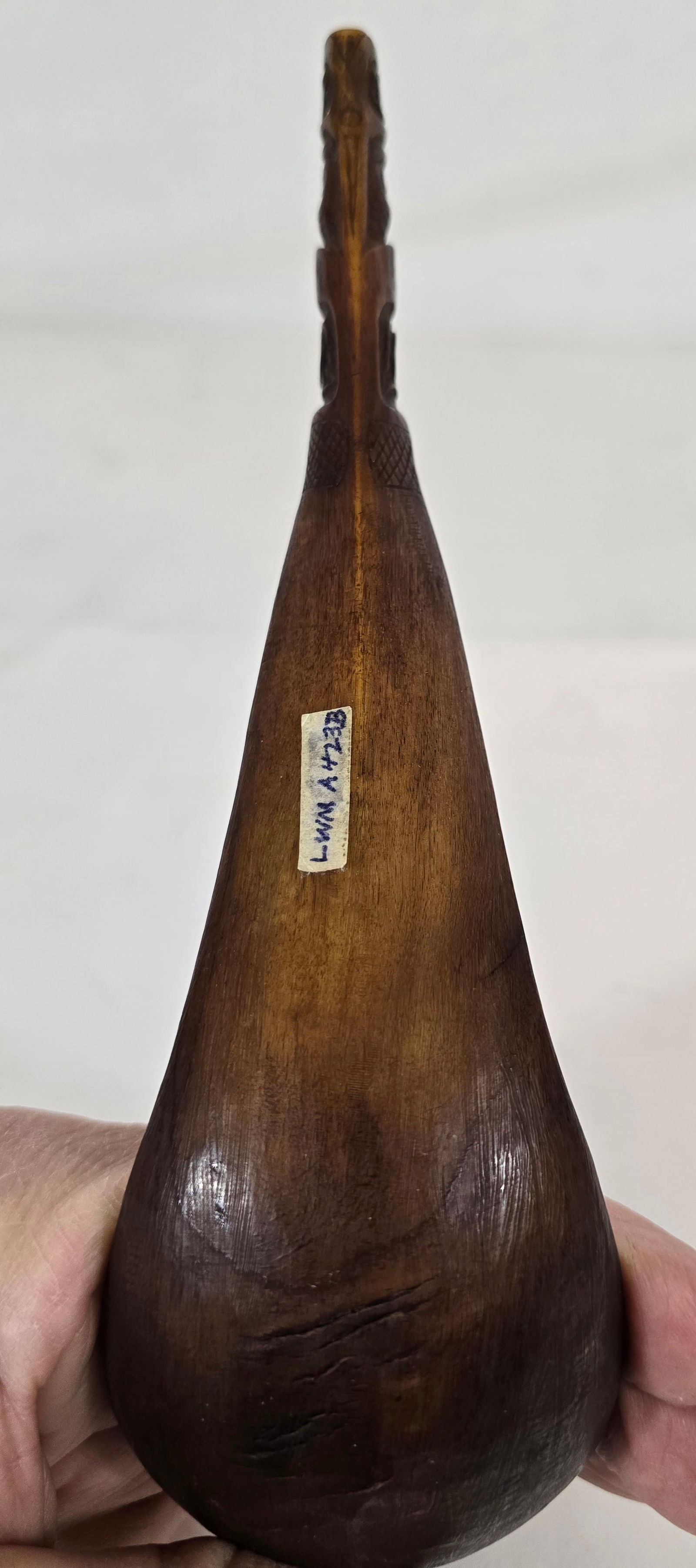 Haida carved horn spoon - 6