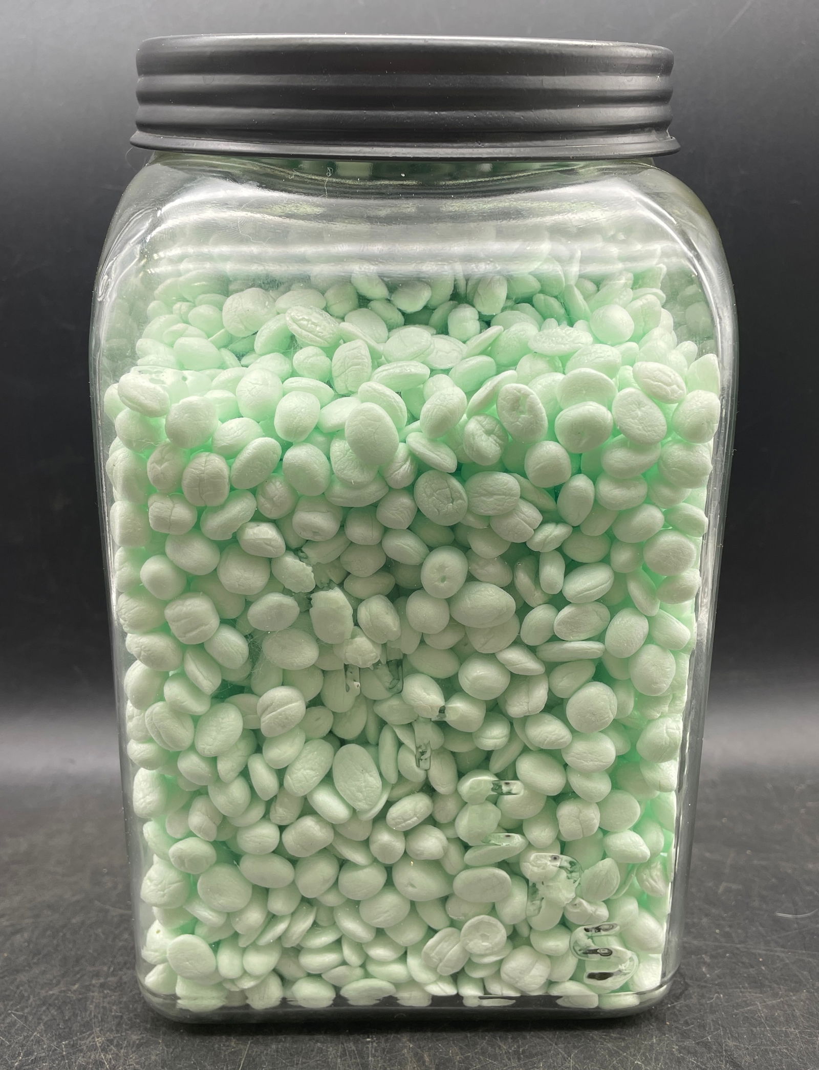 Vintage 1940 Planters Peanuts STREAMLINE Glass Display Jar - 5