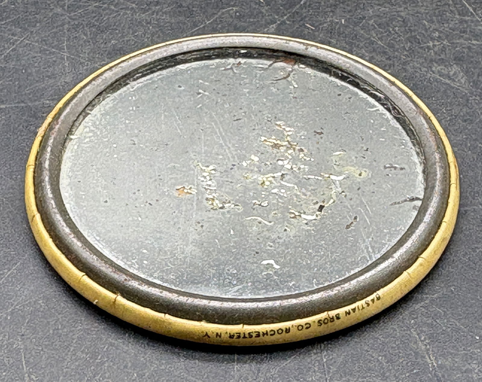 Antique Advertising Pocket Mirror Cascarets "Best For The Bowel's" Wheeling WV - 6