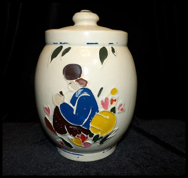 McCoy Dutch Boy Cold Painted Cookie Jar - 2