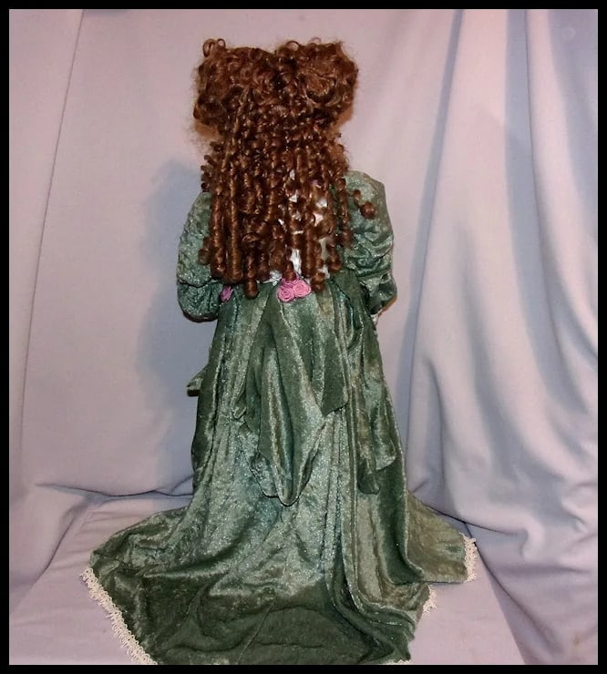 Vintage Designer Guild Collection Theodora Doll with Stand - 4
