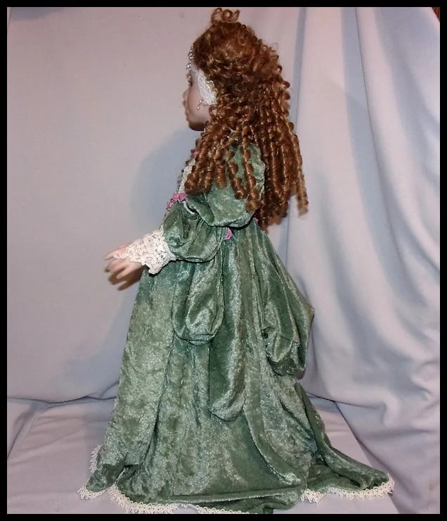 Vintage Designer Guild Collection Theodora Doll with Stand - 6