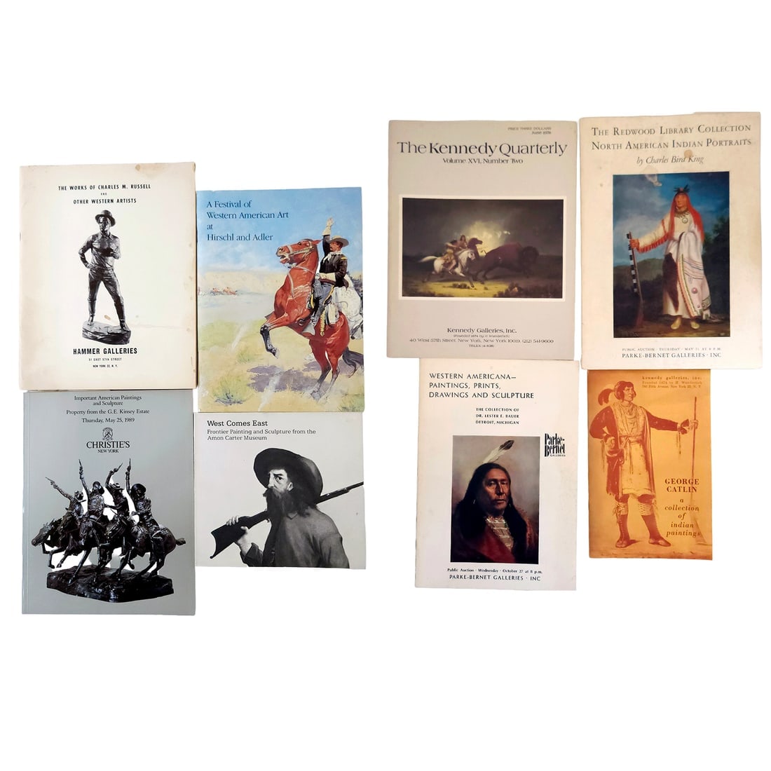 Cowboys and Indians Western Americana & North American Indian Auction and Exhibition Catalogues: Title: Cowboys and Indians Western Americana & North American Indian Auction and Exhibition Catalogues Description: Cowboys West Comes East: Frontier Painting and Sculpture from the Amon Carter Museum