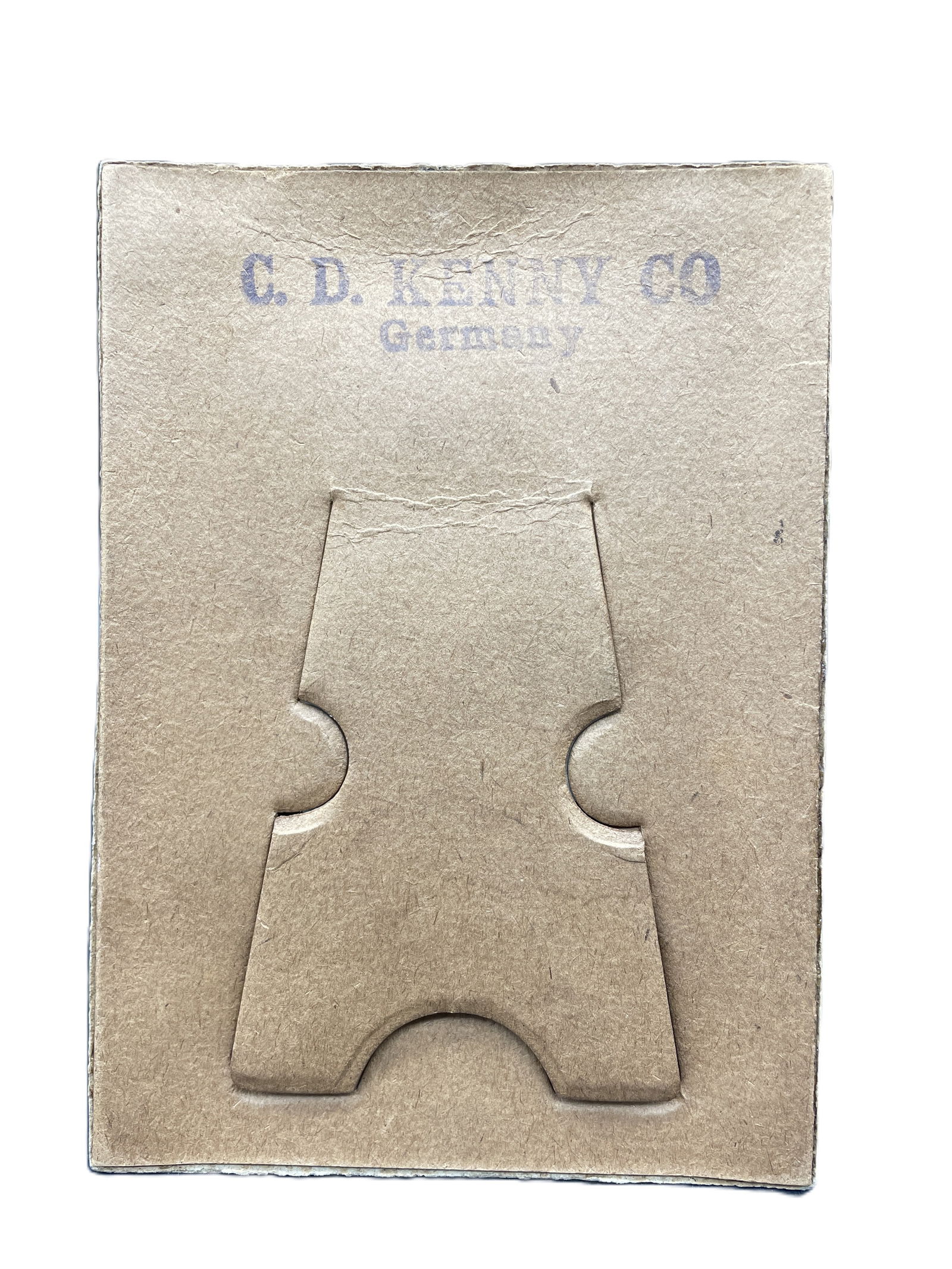 1890's CD KENNY CO. ADVERTISEMENT EMBOSSED HAND PAINTED GERMAN BOY/GIRL SCENE FRAME - 6